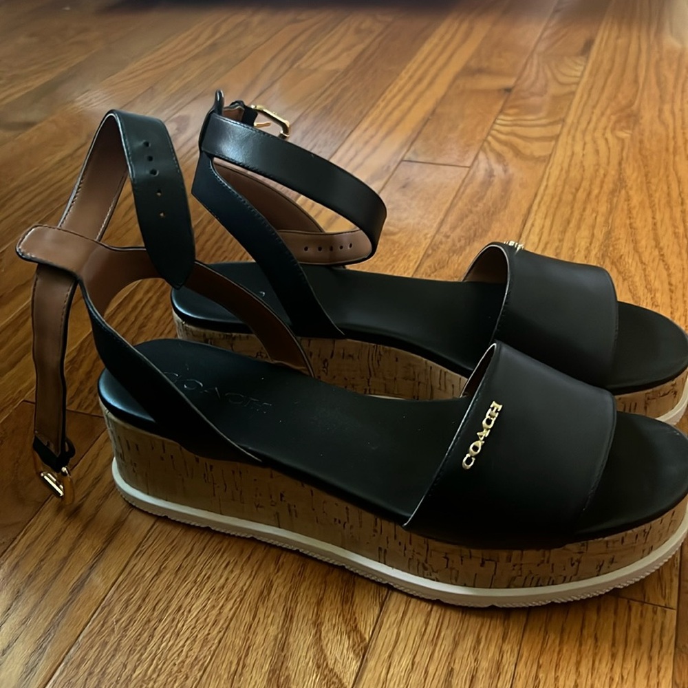 Coach Talulah leather Sandals